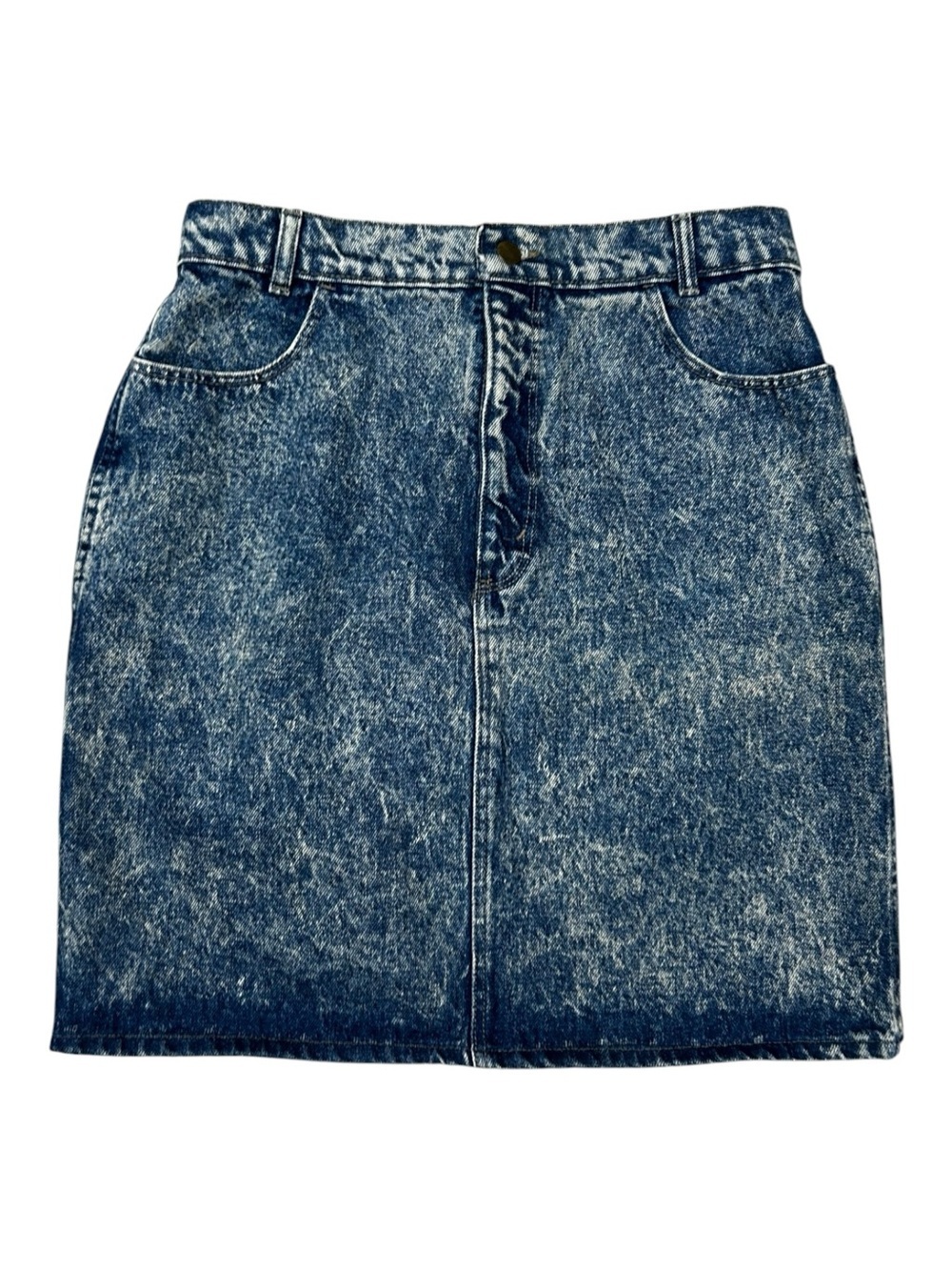 Vintage Mini Skirt, Acid Wash, Stefano International Acid Wash Denim Size 13